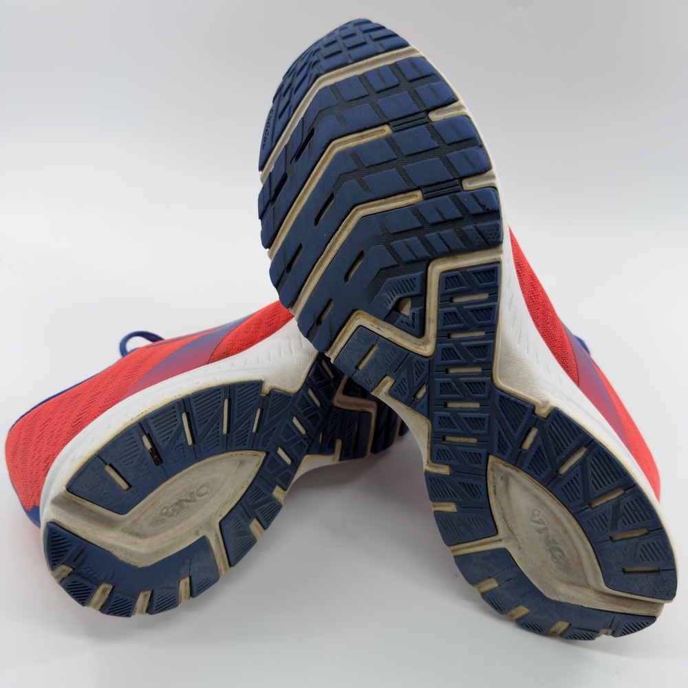 Brooks Launch 7 Running Shoes Womens 10.5 Red Blue Neutral Sneakers - Picture 6 of 6